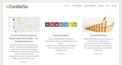 Desktop Screenshot of conweso.de